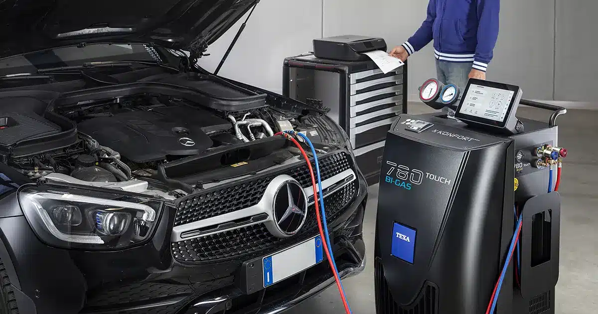 Opexicos Adattatore di ricarica multifunzione R22/R410A per refrigerazione, valvola di ricarica aria condizionata 1/4 SAE maschio a 5/16 SAE Famale adattatore di sicurezza
